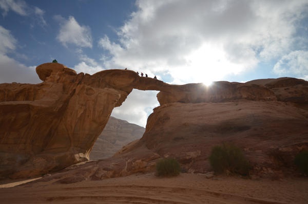 Wadi Rum, some 328 south of Amman, was described by T. E. Lawrence as 'Vast, echoing and God-like'  (Photo by Muath Freij )